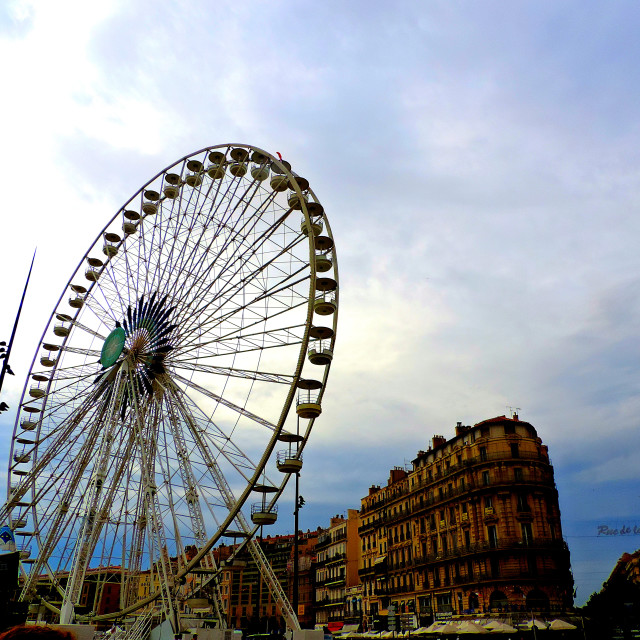 "The wheel and the port" by Amit Mendelsohn - £50.00 "The wheel and the port" stock image