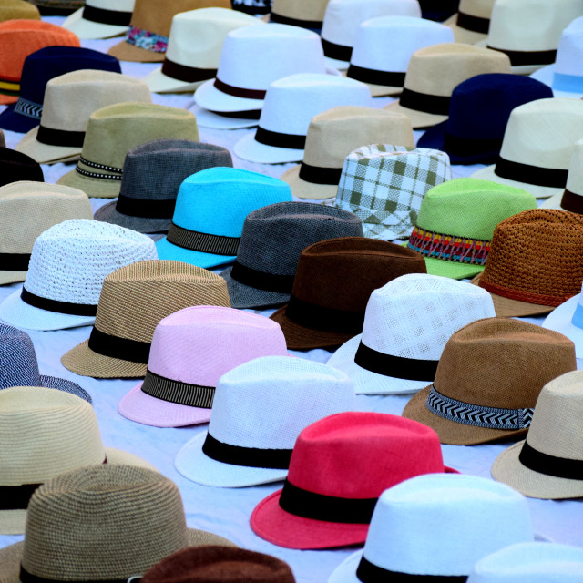 "Hats all over" by Amit Mendelsohn - £50.00 "Hats all over" stock image