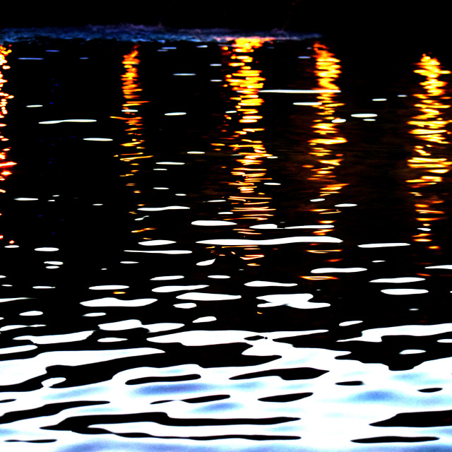 "light reflecting in the water" by Amit Mendelsohn - £50.00 "light reflecting in the water" stock image