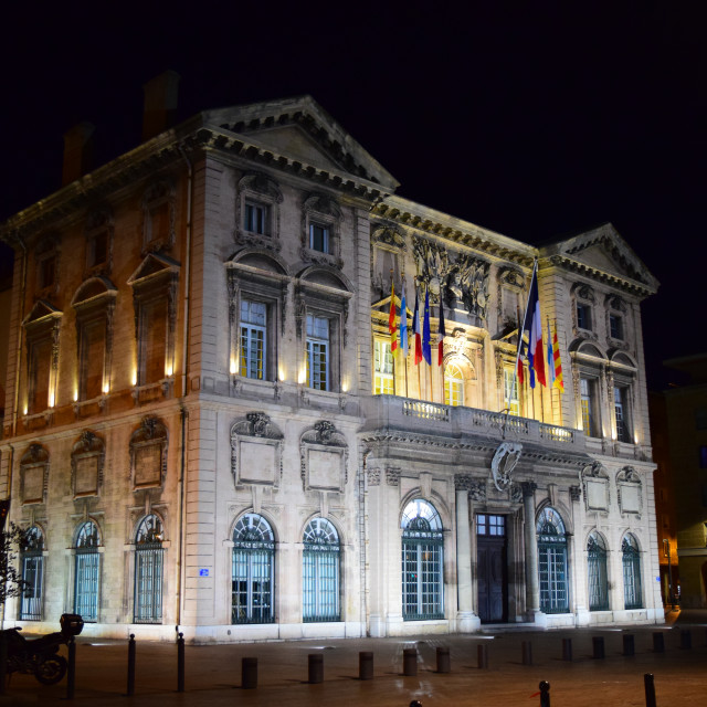 "The city hall of Marseille" by Amit Mendelsohn - £50.00 "The city hall of Marseille" stock image