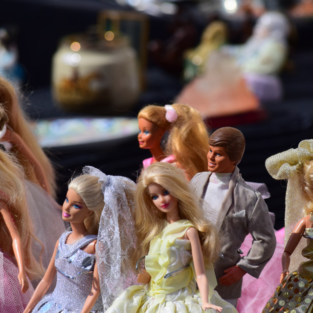 "The Barbie family" by Amit Mendelsohn - £50.00 "The Barbie family" stock image
