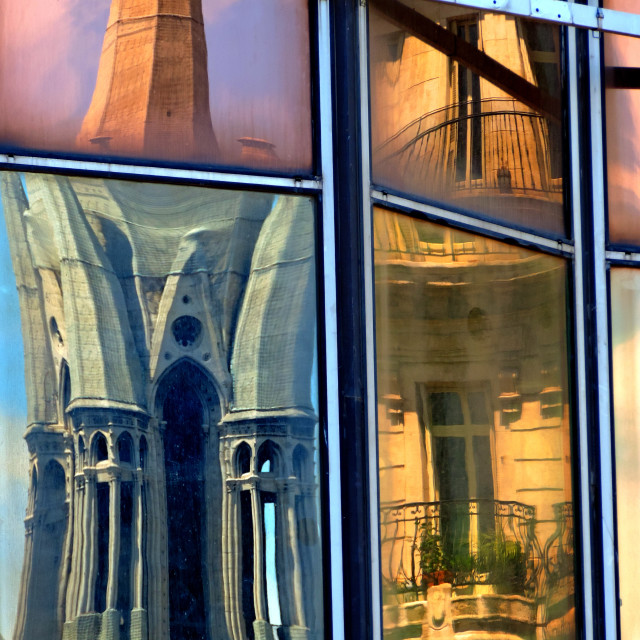 "4 surfaces 4 reflections" by Amit Mendelsohn - £50.00 "4 surfaces 4 reflections" stock image
