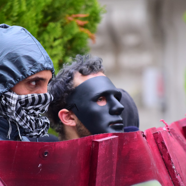 "Antifa as an example" by Amit Mendelsohn - £50.00 "Antifa as an example" stock image