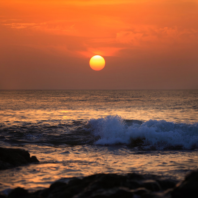 "Amanecer Coronado" stock image