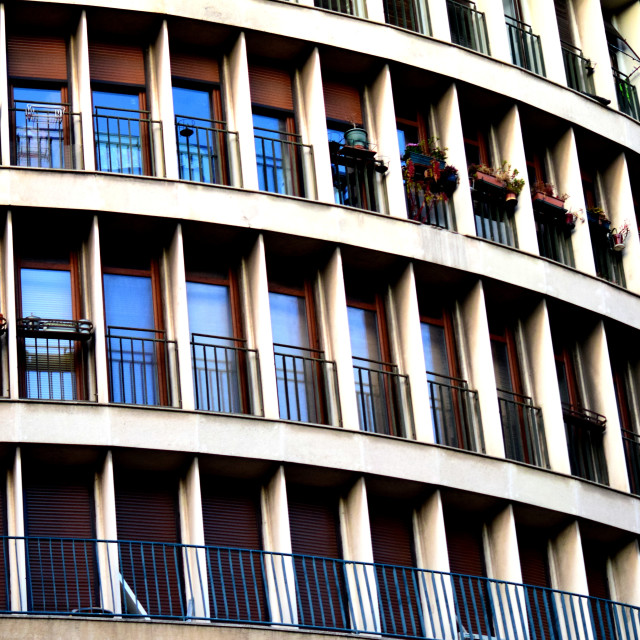 "A façade of a building" by Amit Mendelsohn - £50.00 "A façade of a building" stock image