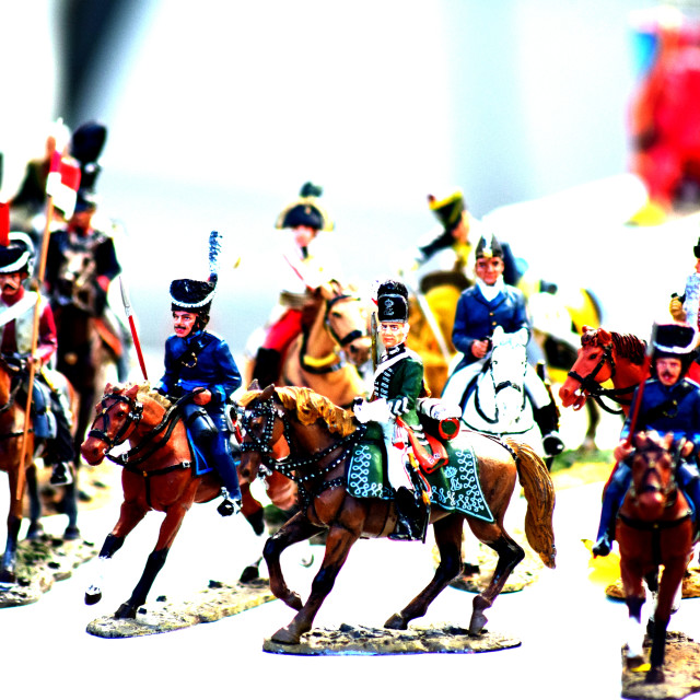 "Toy soldiers" stock image