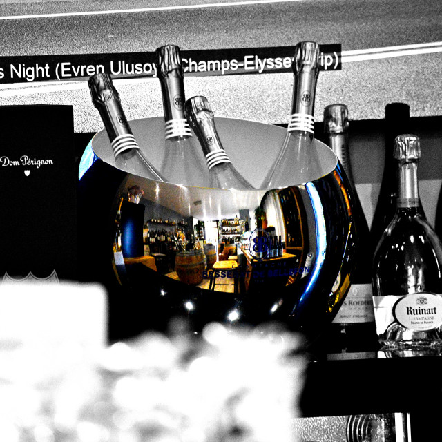 "Bottles of wine" by Amit Mendelsohn - £50.00 "Bottles of wine" stock image