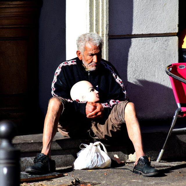 "What I have in my hand" by Amit Mendelsohn - £50.00 "What I have in my hand" stock image