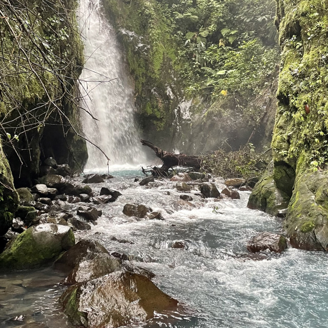 "Small Waterfall" by Melissa Minnella - £15.00 "Small Waterfall" stock image
