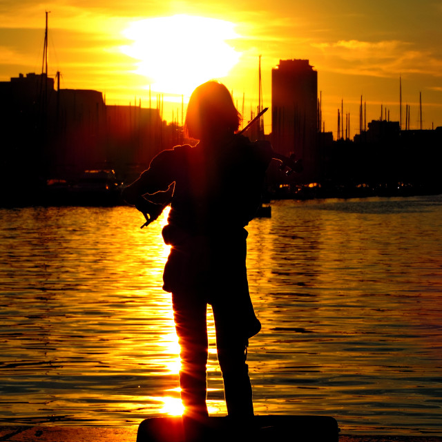 "A violinist" by Amit Mendelsohn - $50.38 "A violinist" stock image