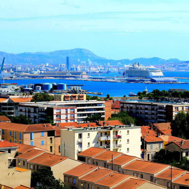 "The ferry boat port of Marseille" by Amit Mendelsohn - £50.00 "The ferry boat port of Marseille" stock image