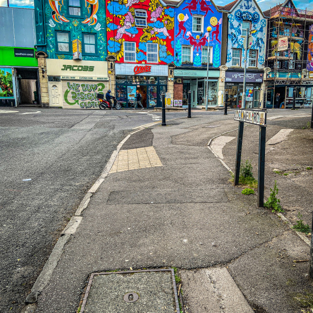 "Colorful city" stock image