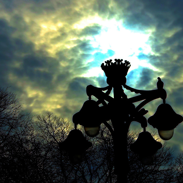 "explosion in the sky" by Amit Mendelsohn - £50.00 "explosion in the sky" stock image
