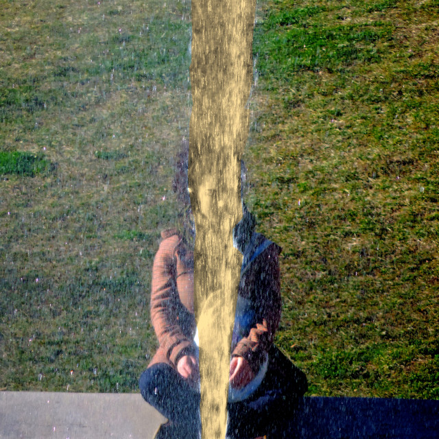 "water current sepia" by Amit Mendelsohn - £50.00 "water current sepia" stock image