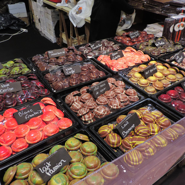 "Chocolate cakes in different tastes" by Amit Mendelsohn - £50.00 "Chocolate cakes in different tastes" stock image