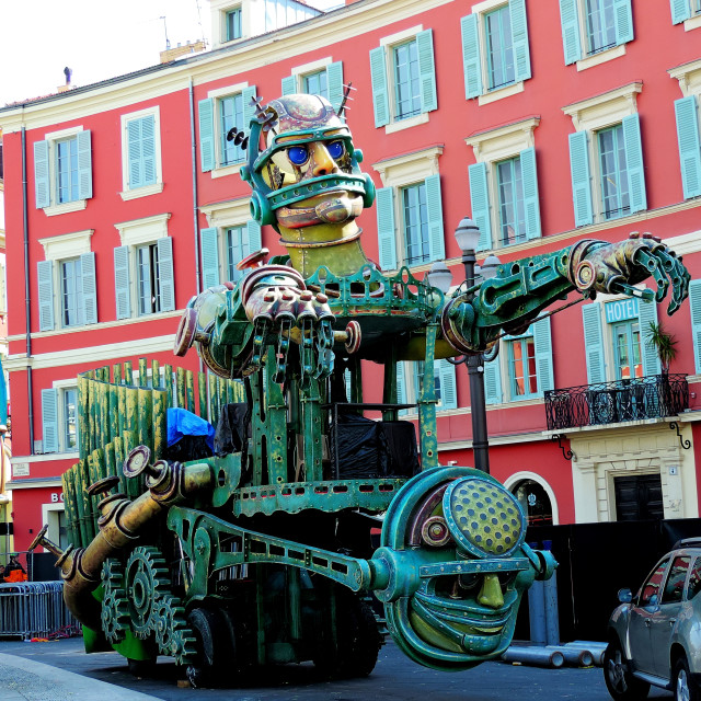 "Nice Carnival 7" by Amit Mendelsohn - £50.00 "Nice Carnival 7" stock image