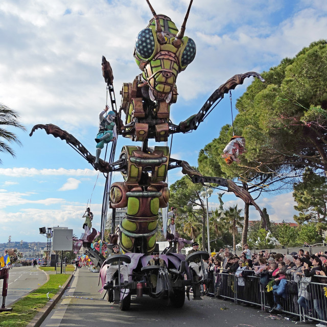 "The Carnival of Nice 1" stock image