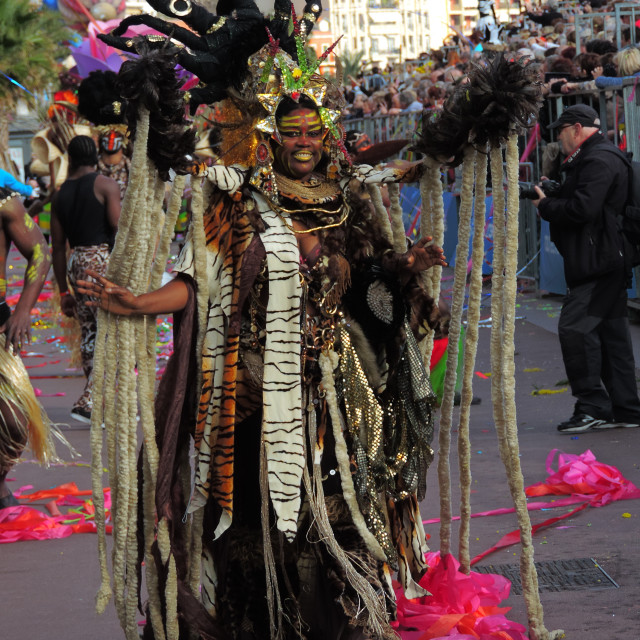 "The Carnival of Nice 11" by Amit Mendelsohn - £50.00 "The Carnival of Nice 11" stock image