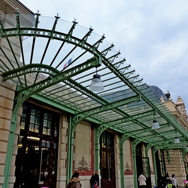 "The Train station in Nice" by Amit Mendelsohn - £50.00 "The Train station in Nice" stock image