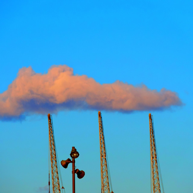 "a cloud above the cranes" by Amit Mendelsohn - £50.00 "a cloud above the cranes" stock image