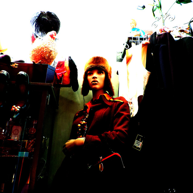 "A woman mannequin" by Amit Mendelsohn - £50.00 "A woman mannequin" stock image
