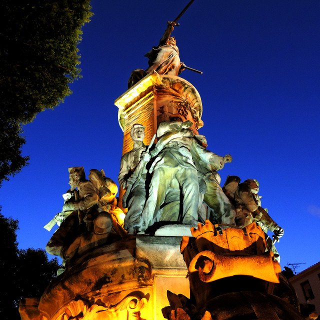 "War monument" stock image