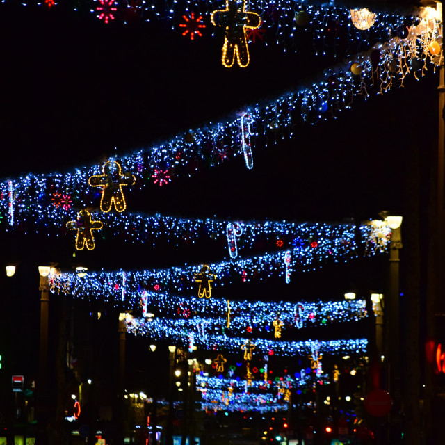 "Christmas light" by Amit Mendelsohn - £50.00 "Christmas light" stock image