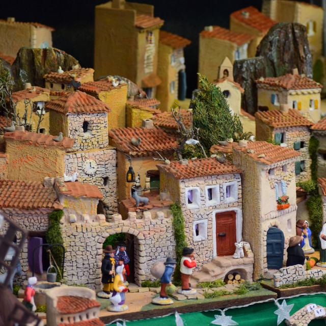 "A santon village" by Amit Mendelsohn - £50.00 "A santon village" stock image