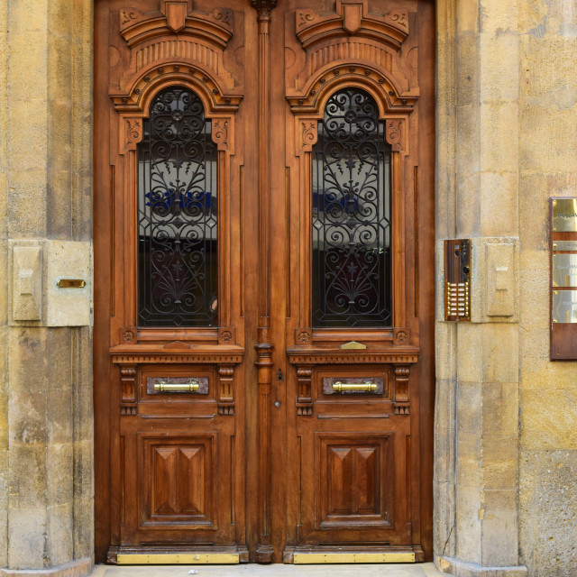 "Aix - Old door 1" by Amit Mendelsohn - £50.00 "Aix - Old door 1" stock image