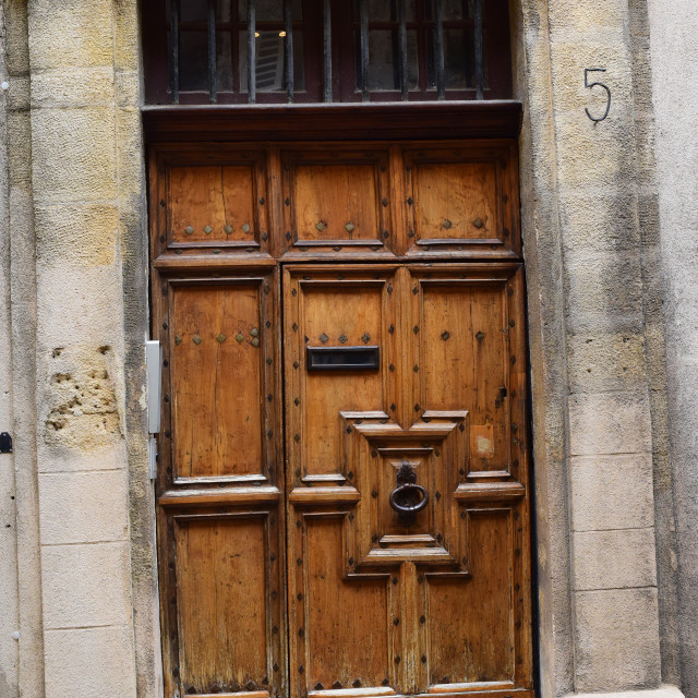 "Aix - Old door 2" by Amit Mendelsohn - £50.00 "Aix - Old door 2" stock image