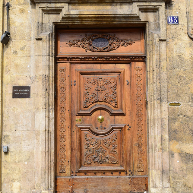 "Aix - Old door 3" stock image