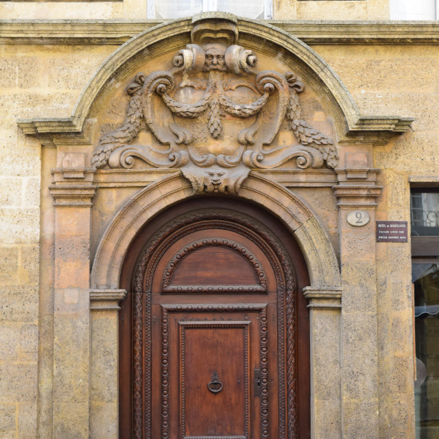 "Aix - Old door 5" stock image