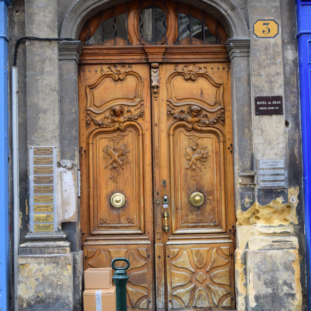 "Aix - Old door 7" stock image