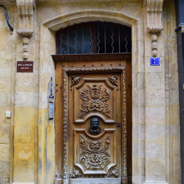 "Aix - Old door 8" by Amit Mendelsohn - £50.00 "Aix - Old door 8" stock image