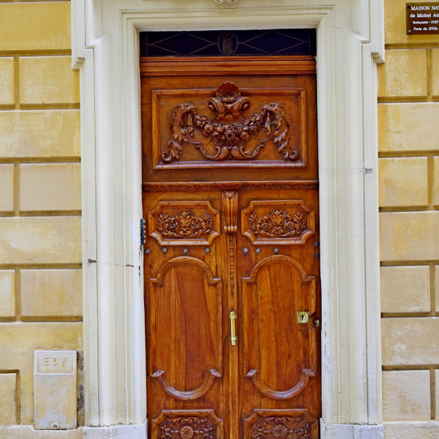 "Aix - Old door 9" by Amit Mendelsohn - £50.00 "Aix - Old door 9" stock image