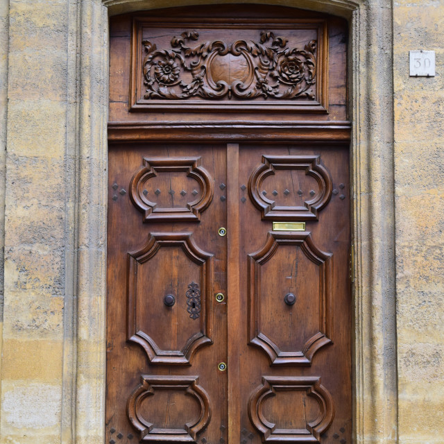 "Aix - Old door 11" stock image