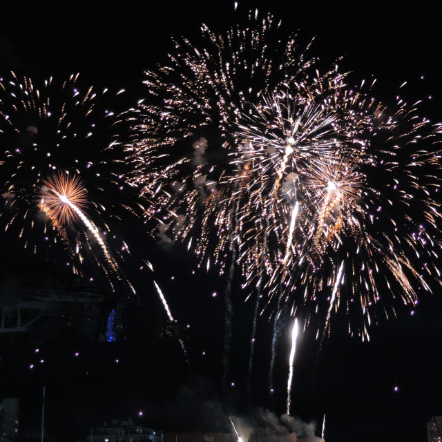 "Fireworks 1" by Amit Mendelsohn - £50.00 "Fireworks 1" stock image