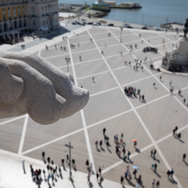 "Praça do Comércio" stock image