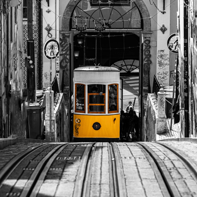 "Elevador da Bica" stock image