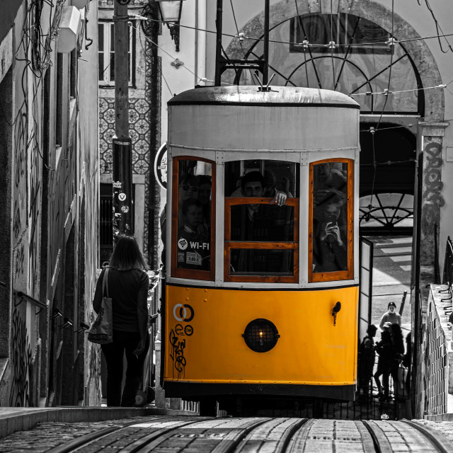 "Elevador da Bica" by Harald Ebeltoft - $36.74 "Elevador da Bica" stock image