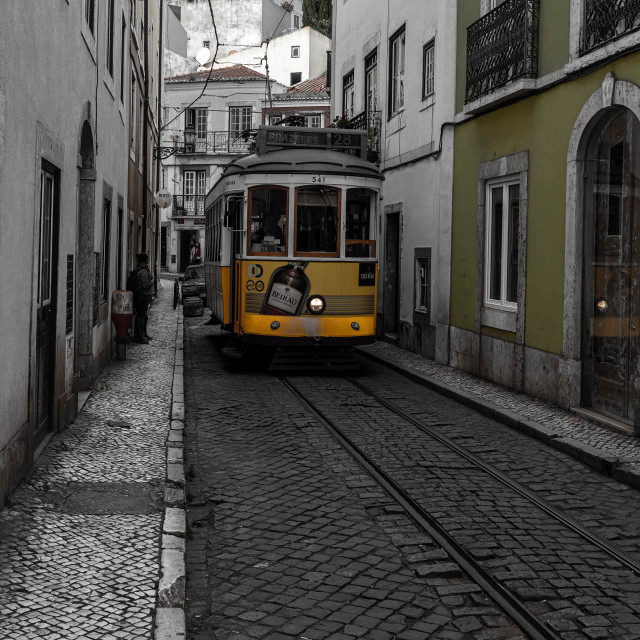 "Narrow street" stock image