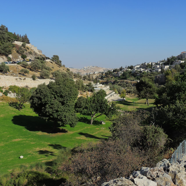 "Ben Hinom Valley, Jerusalem, Israel" stock image