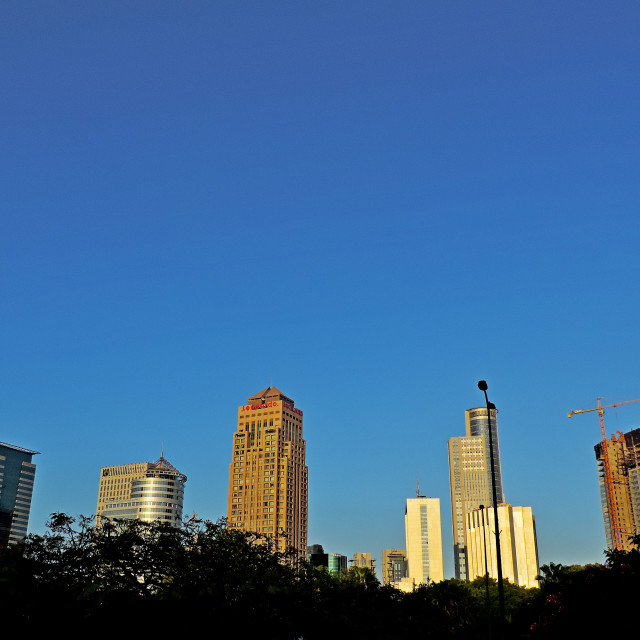 "The skyline of Ramat Gan" stock image