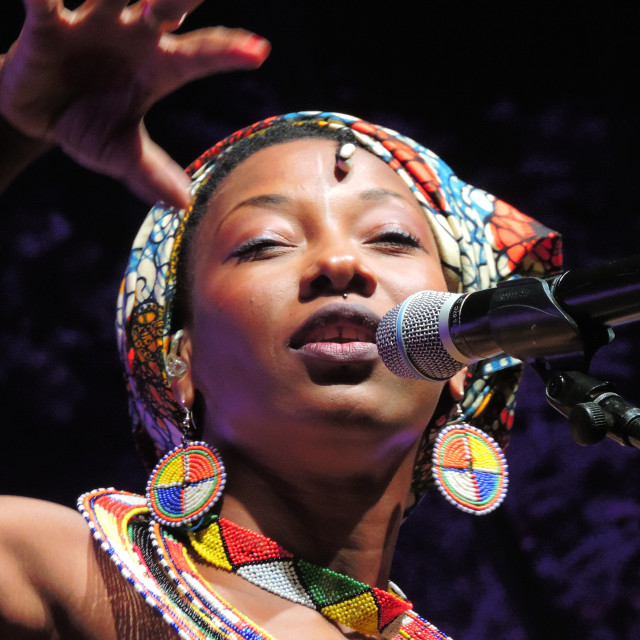 "Fatoumata Diawara" by Amit Mendelsohn - £50.00 "Fatoumata Diawara" stock image
