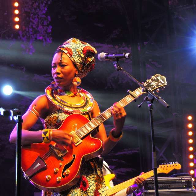 "Fatoumata Diawara" by Amit Mendelsohn - £50.00 "Fatoumata Diawara" stock image