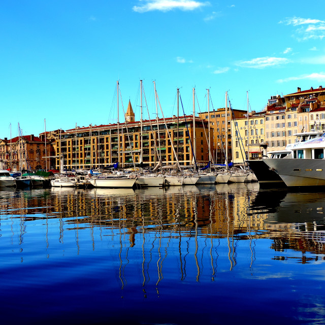 "The old port" stock image