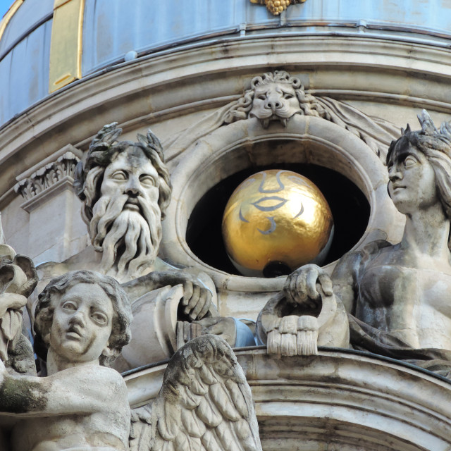 "Detail from the dome" stock image