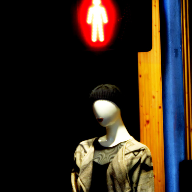 "Don't touch" by Amit Mendelsohn - £50.00 "Don't touch" stock image