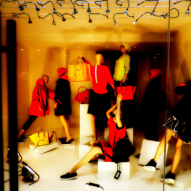 "a shop which is a vitrine" by Amit Mendelsohn - £50.00 "a shop which is a vitrine" stock image