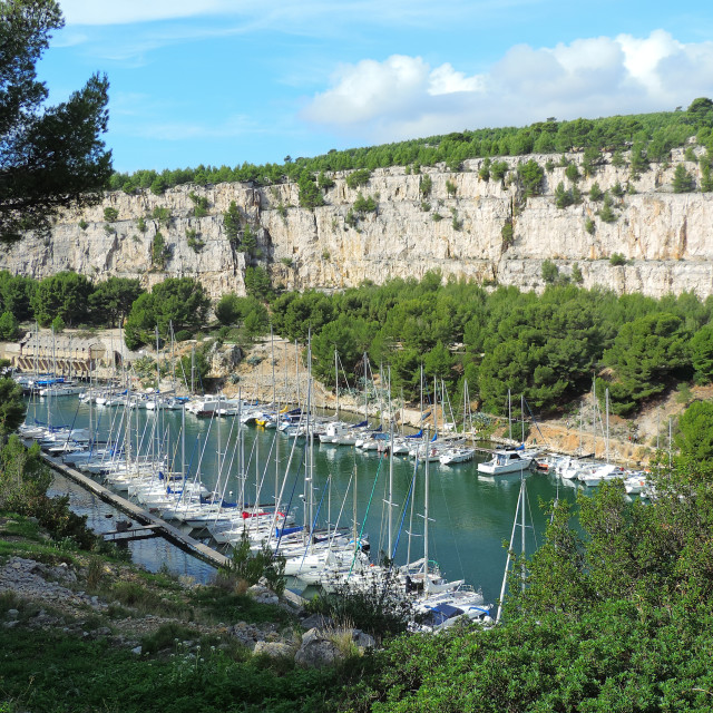 "The creek of Cassis" stock image